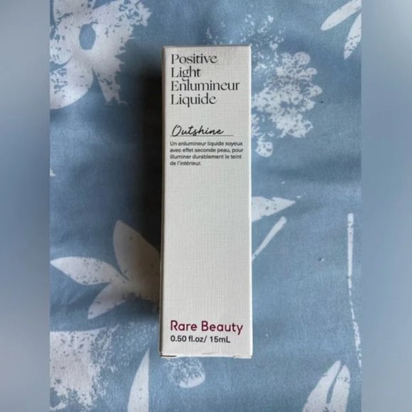 NWT Rare Beauty Positive Light Liquid Luminizer - Outshine - True Gold - Picture 3 of 4